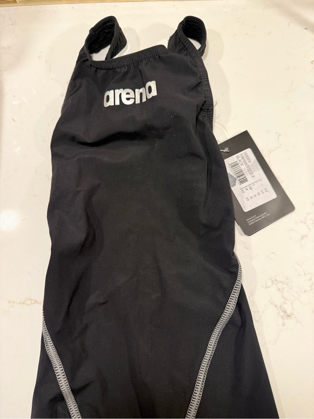 ARENA Powerskin Open Back Tech Swimsuit Junior Girls Competitive Racing Swimwear